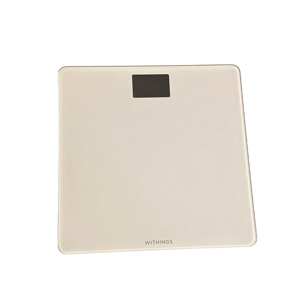 Withings Body Weight & BMI Wi-Fi Smart Scale White Battery Operated App